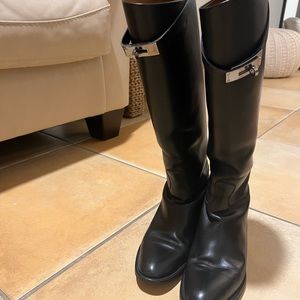 Hermes Jumping Knee-High Riding Boots 38.5